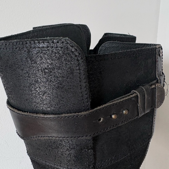 UGG 1007671 Black Dayle Tall Boots Size 8 - Picture 6 of 12